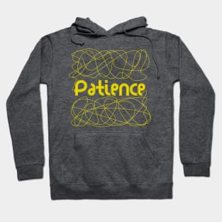 patience typography Hoodie